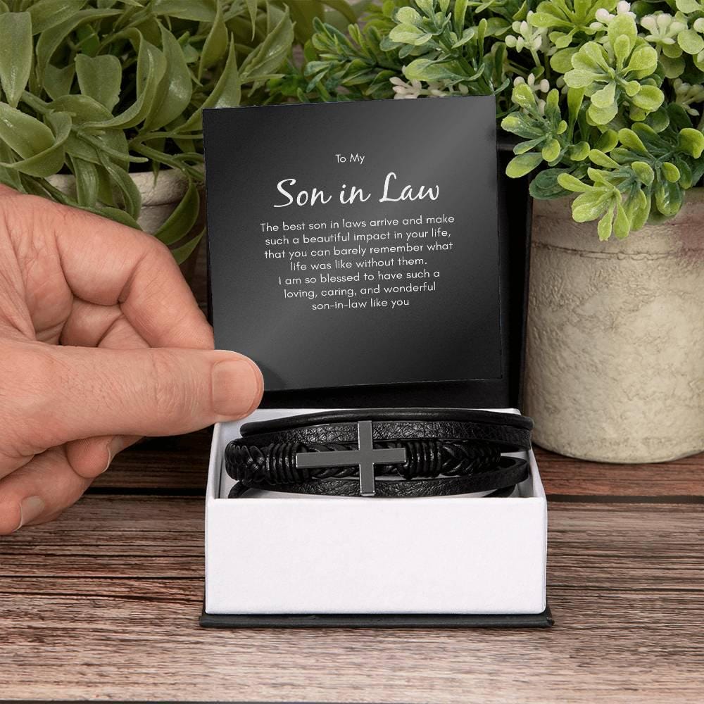 To My Son in Law Gifts, Son in Law Bracelet