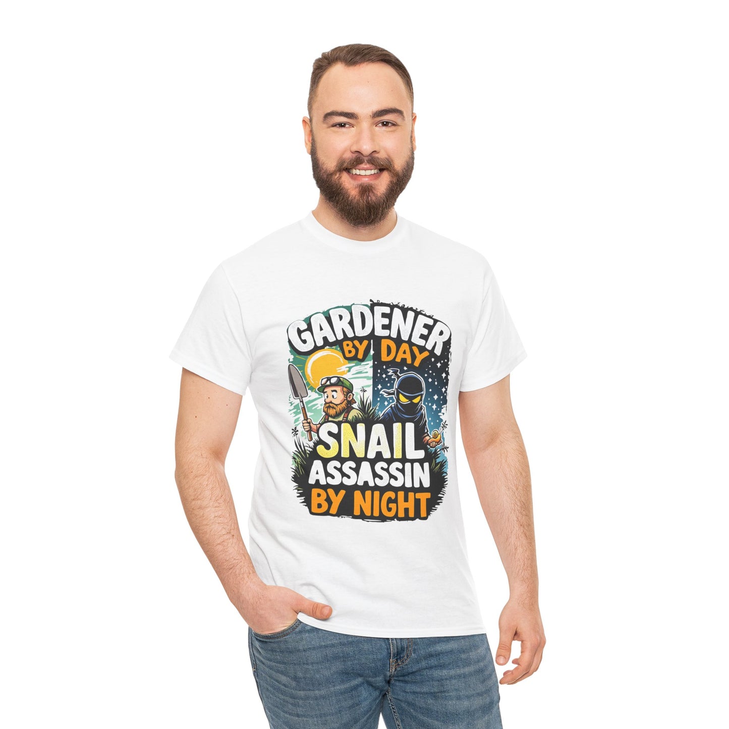 Gardener by Day, Snail Assassin by Night T-Shirt