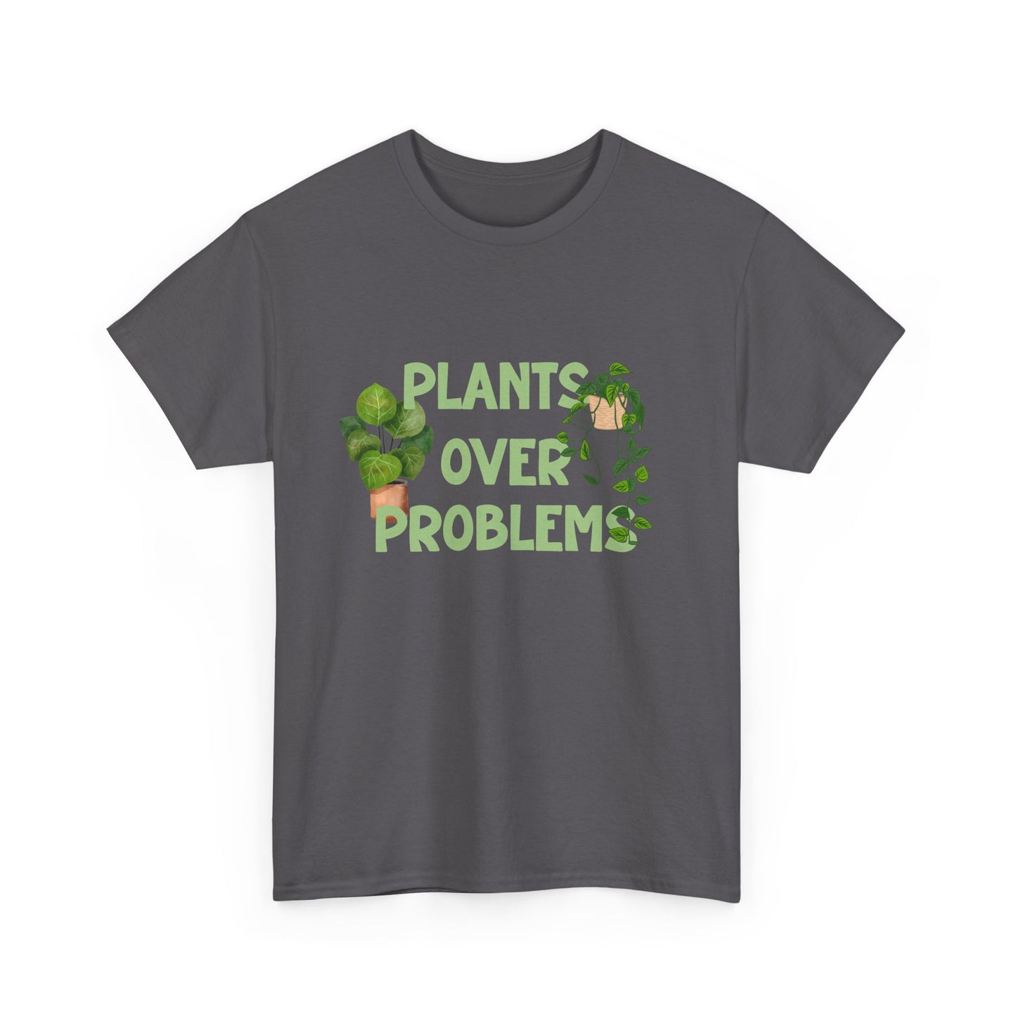 Plants Over Problems T-Shirt β Stress-Free Gardener Tee π±