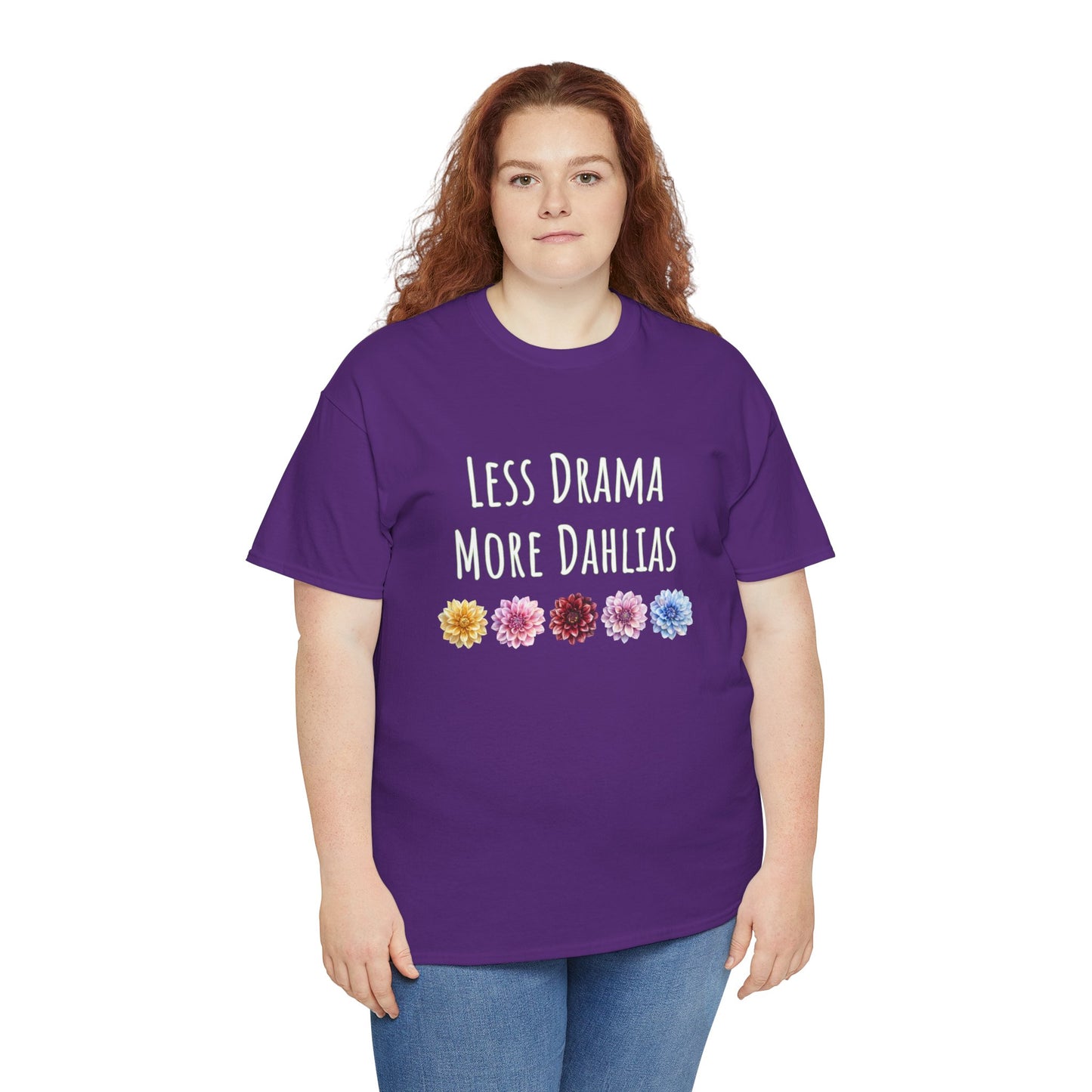 Less Drama, More Dahlias T-Shirt