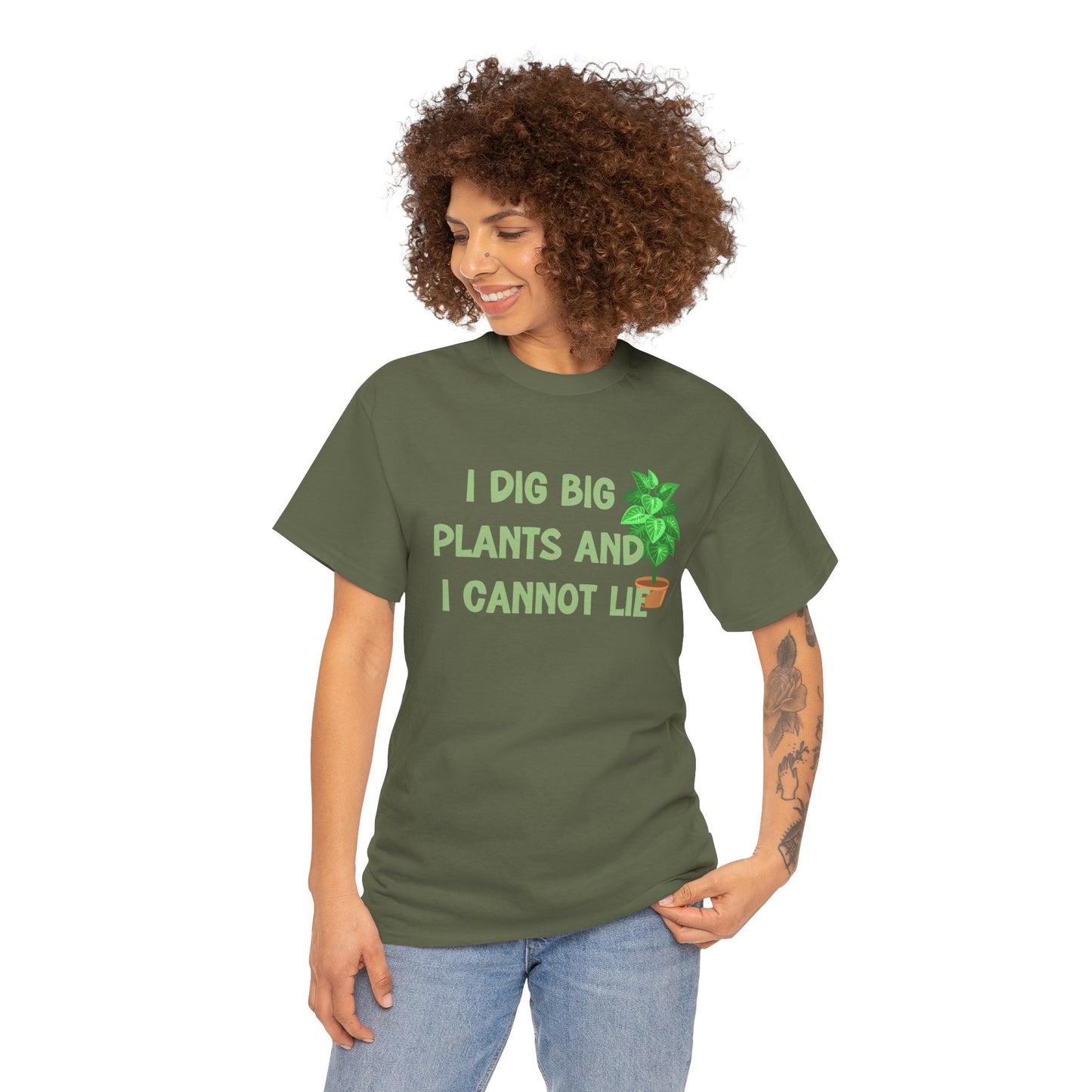 I Dig Big Plants and I Cannot Lie β Funny Gardener Tee π±