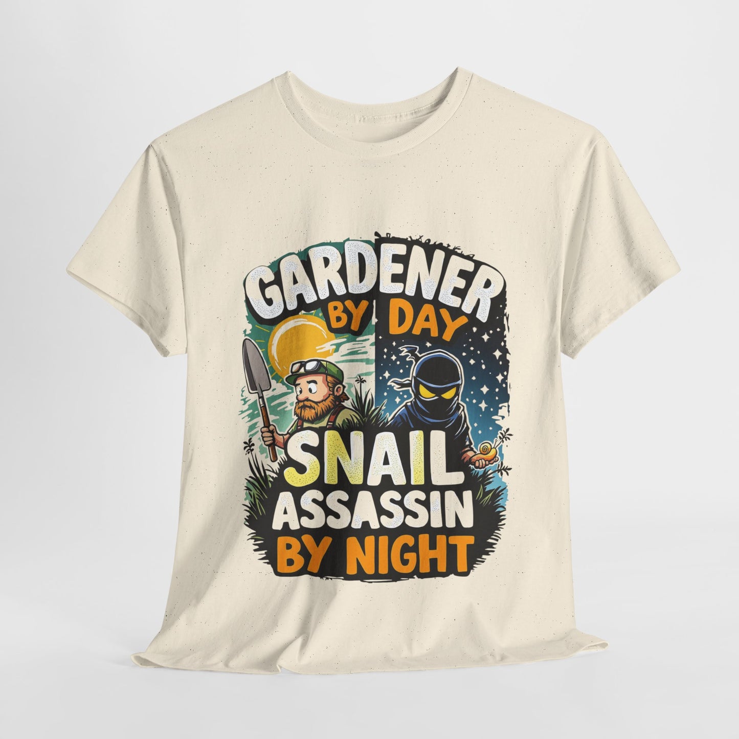 Gardener by Day, Snail Assassin by Night T-Shirt