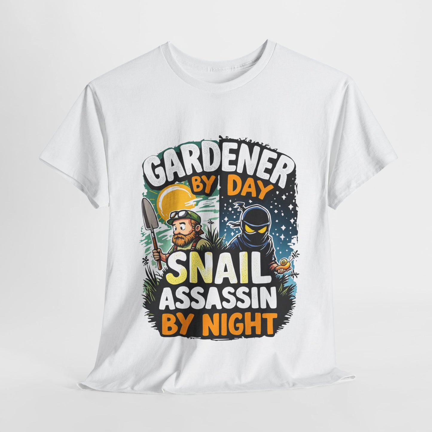 Gardener by Day, Snail Assassin by Night T-Shirt