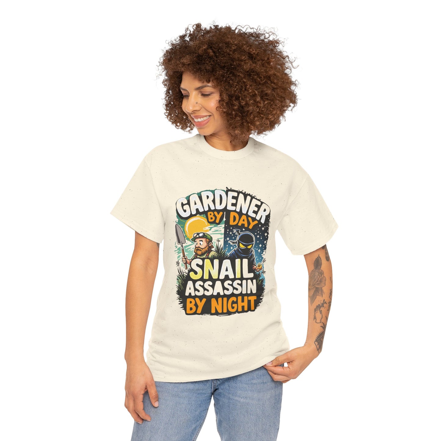 Gardener by Day, Snail Assassin by Night T-Shirt