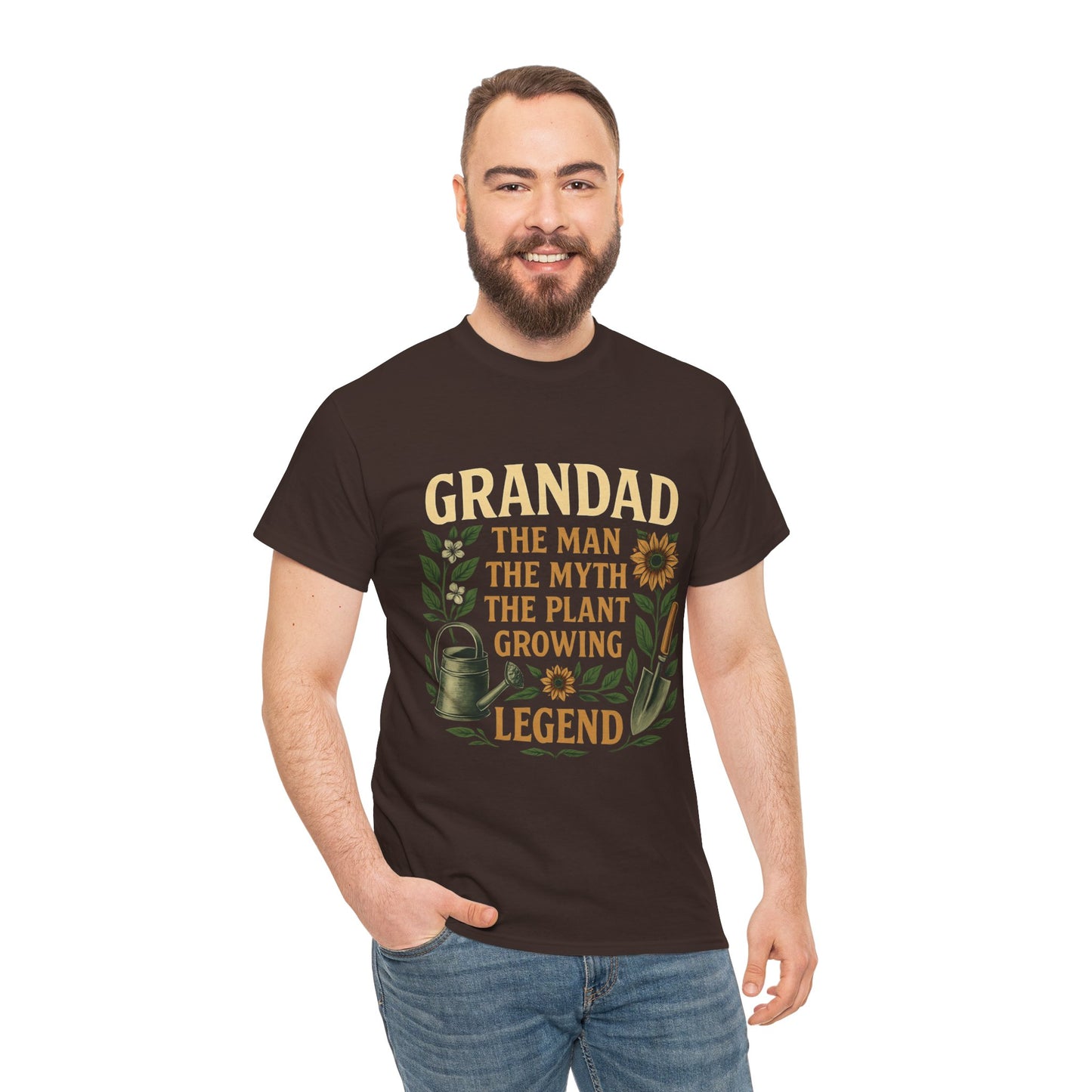Grandad: The Man, The Myth, The Plant-Growing Legend T-Shirt