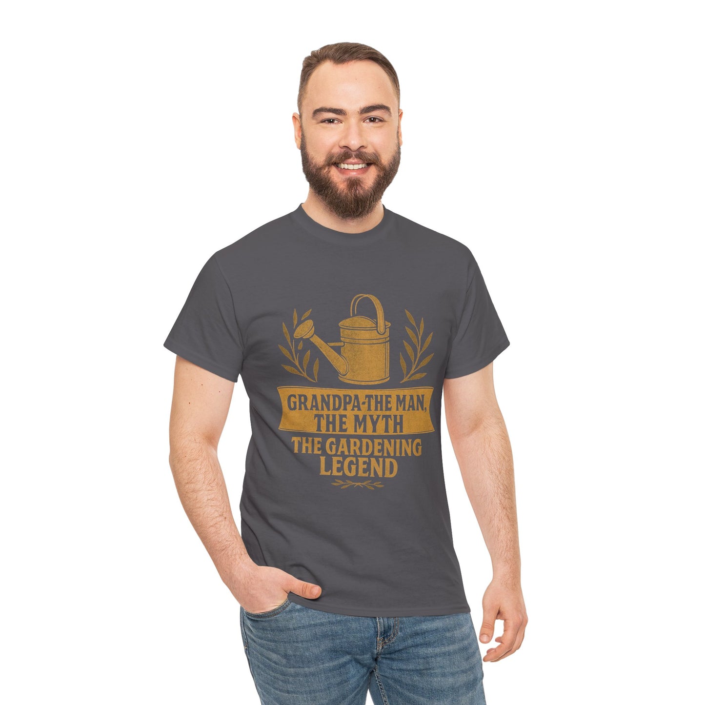 Grandpa: The Man, The Myth, The Gardening Legend – Funny Grandpa T-Shirt