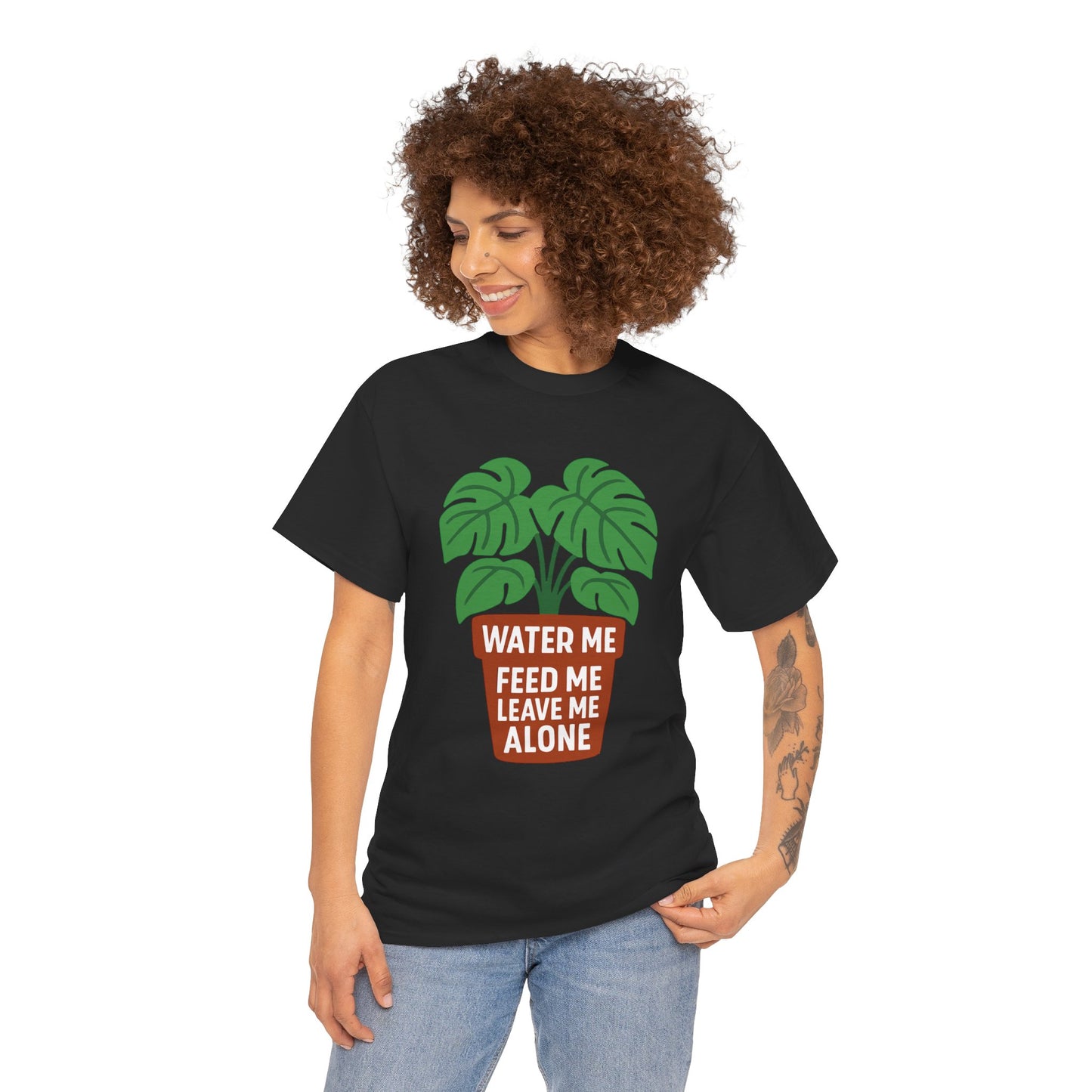 Water Me, Feed Me, Leave Me Alone, Plant Lover Tee, Funny Unisex Gardening Shirt