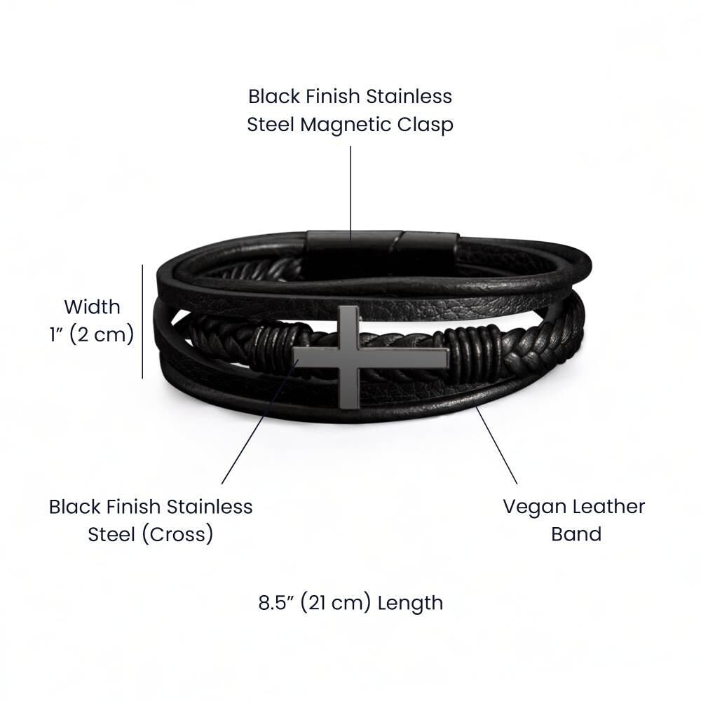 To My Bonus Son Gift Bracelet