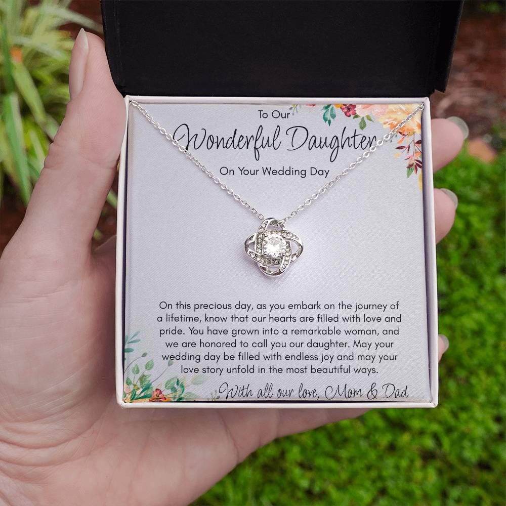 Gift Necklace for Daughter On Wedding Day