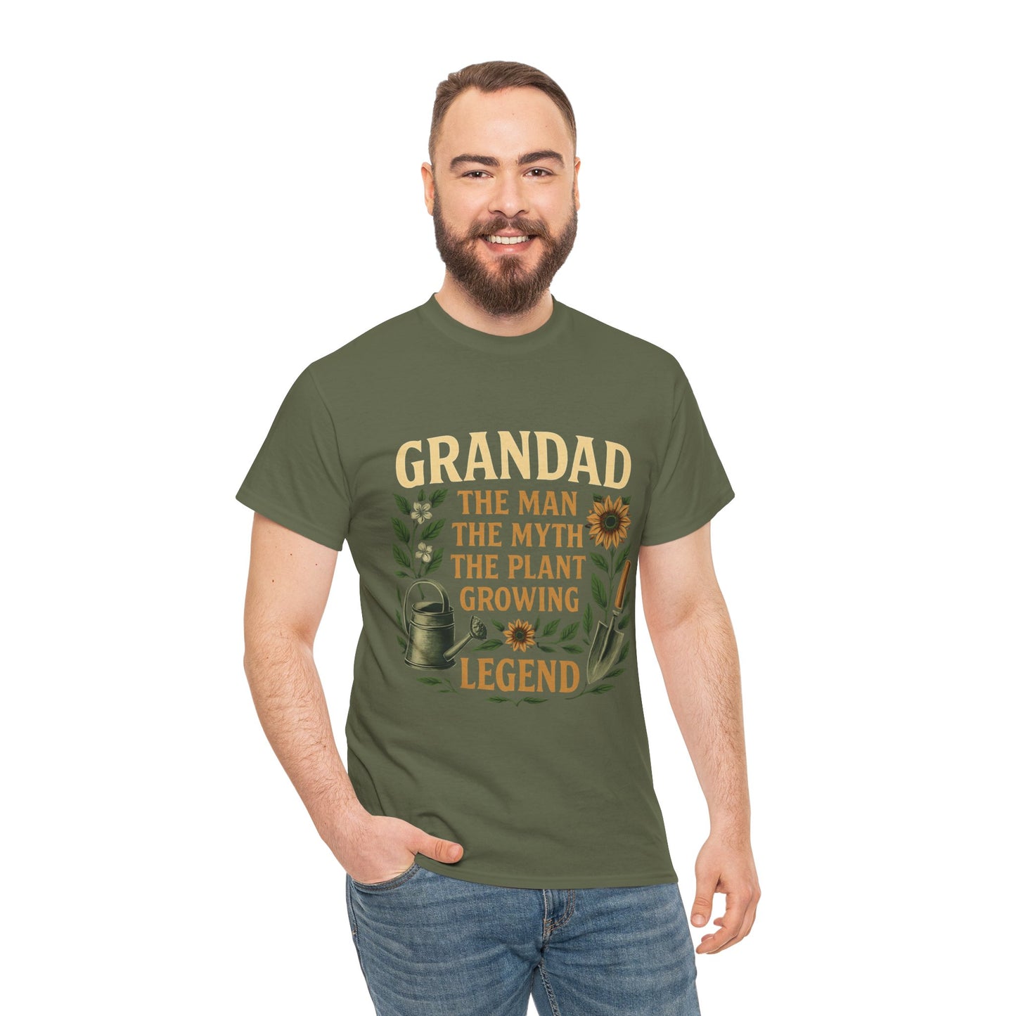 Grandad: The Man, The Myth, The Plant-Growing Legend T-Shirt