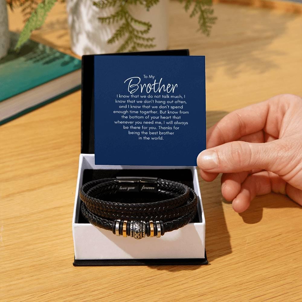To My Brother Gift Bracelet