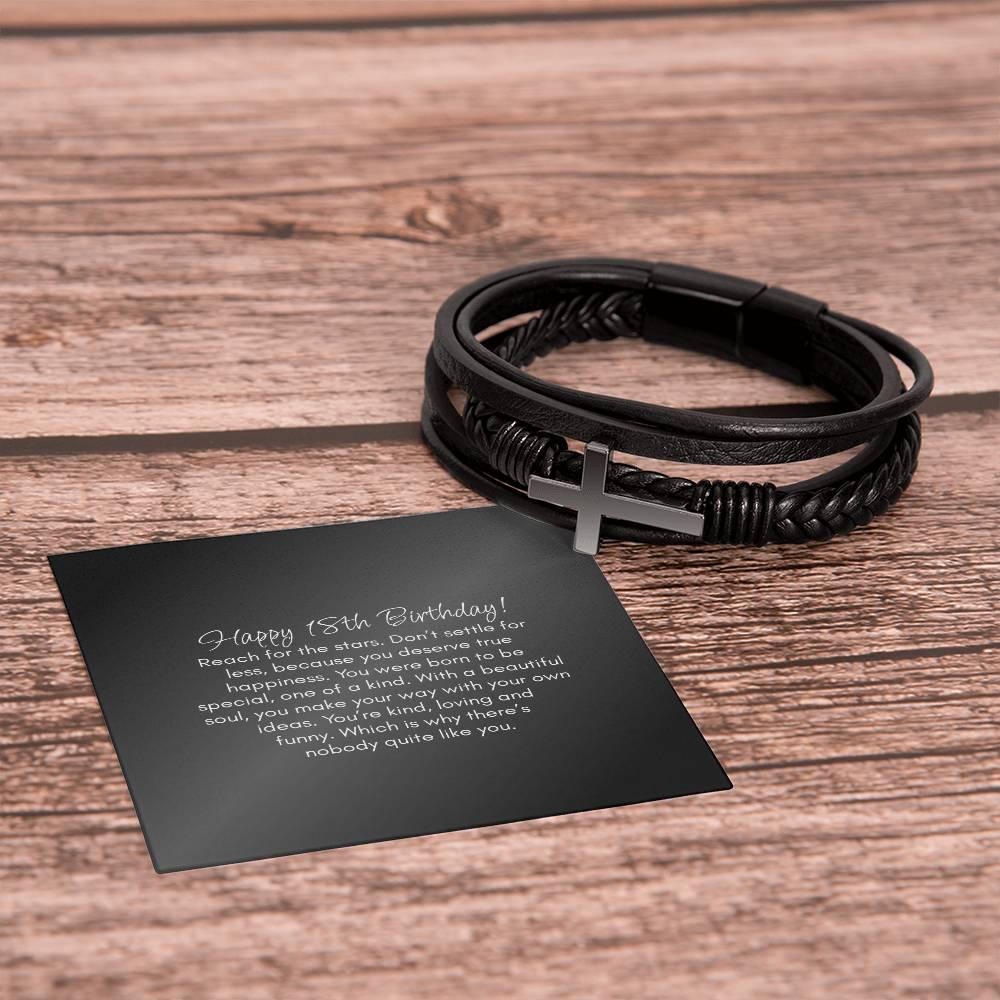 18th Birthday Gift Bracelet for Him