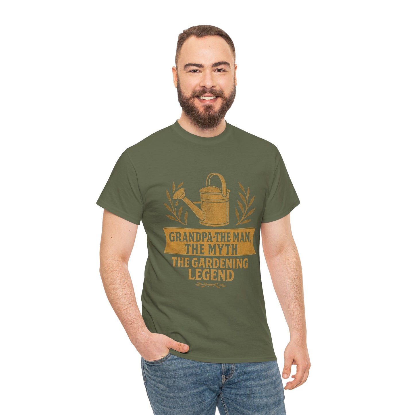 Grandpa: The Man, The Myth, The Gardening Legend – Funny Grandpa T-Shirt