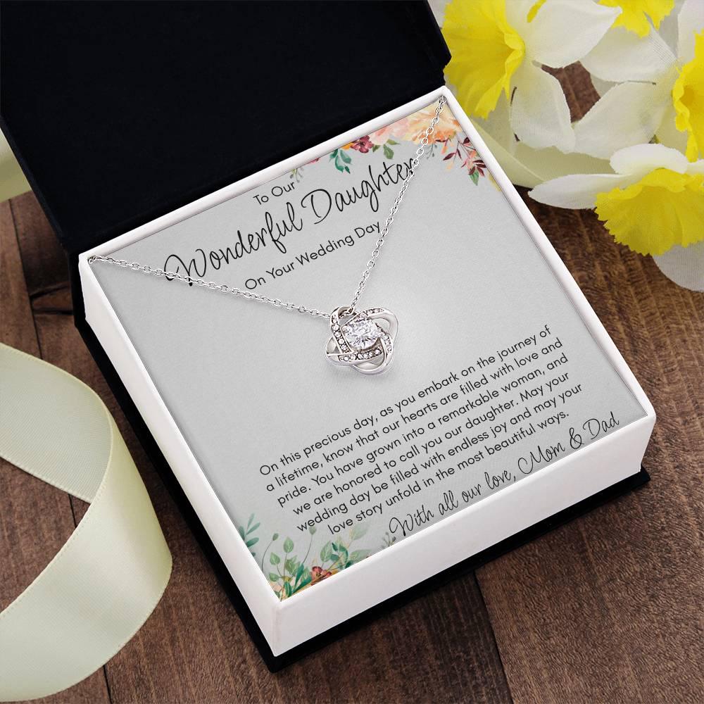 Gift Necklace for Daughter On Wedding Day