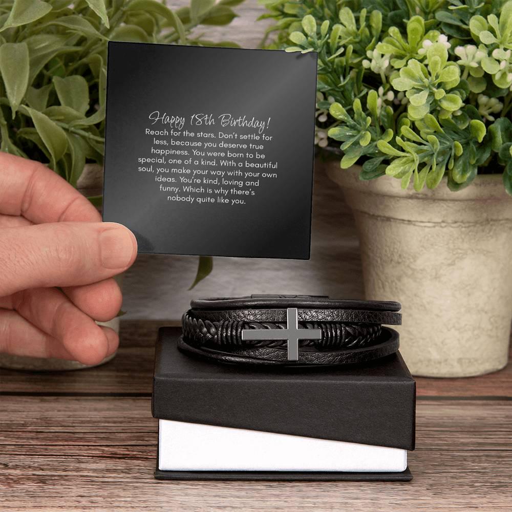 18th Birthday Gift Bracelet for Him
