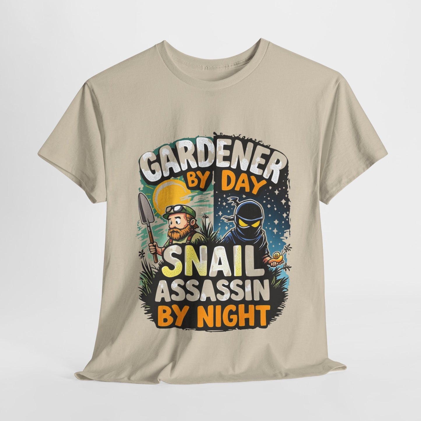 Gardener by Day, Snail Assassin by Night T-Shirt