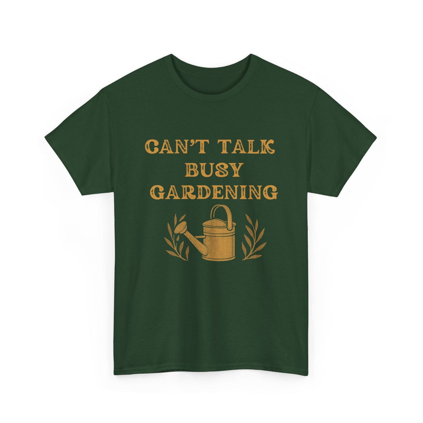 Can't Talk, Busy Gardening Unisex Cotton Tee - Perfect for Gardeners