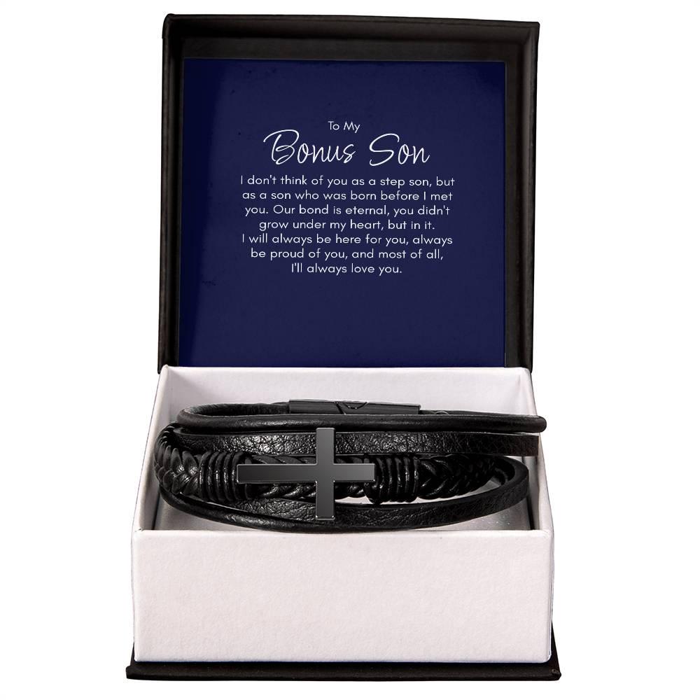To My Bonus Son Gift Bracelet