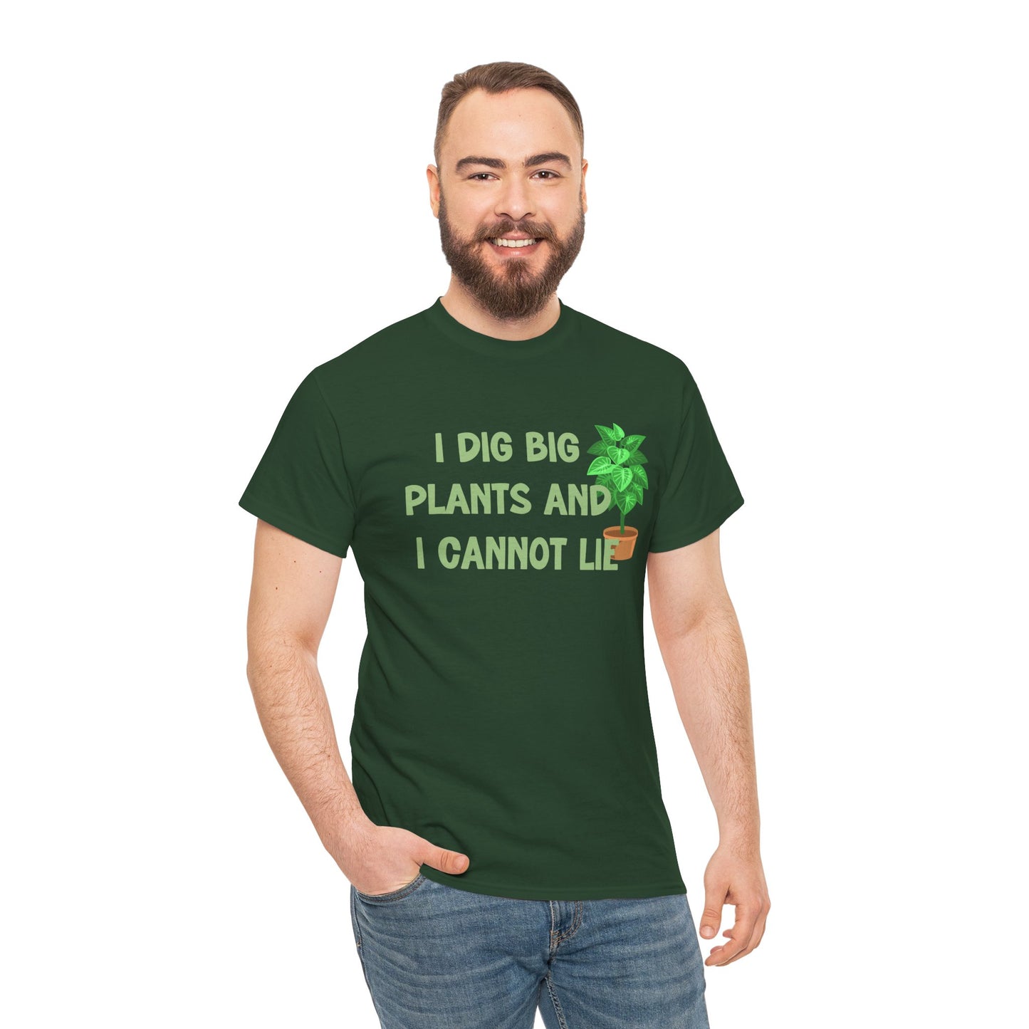 I Dig Big Plants and I Cannot Lie β Funny Gardener Tee π±