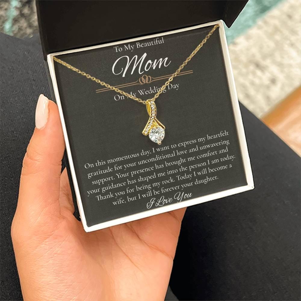 Mother Of The Bride Gift From Daughter, Necklace