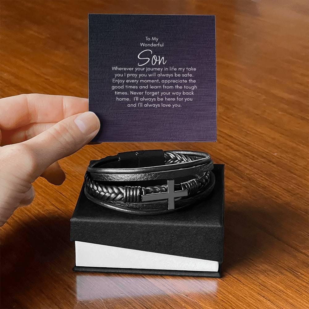 To My Son Gift Bracelet