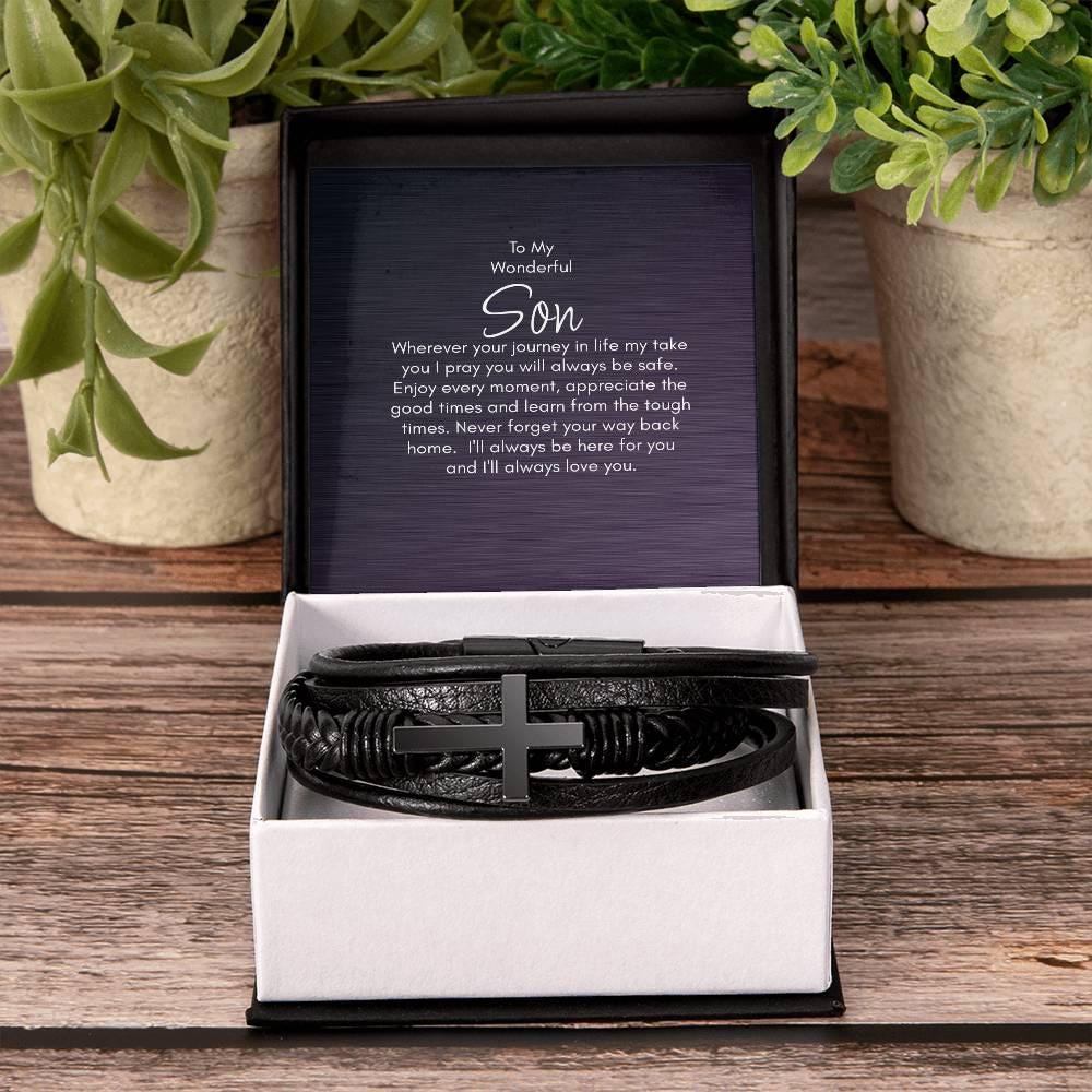 To My Son Gift Bracelet