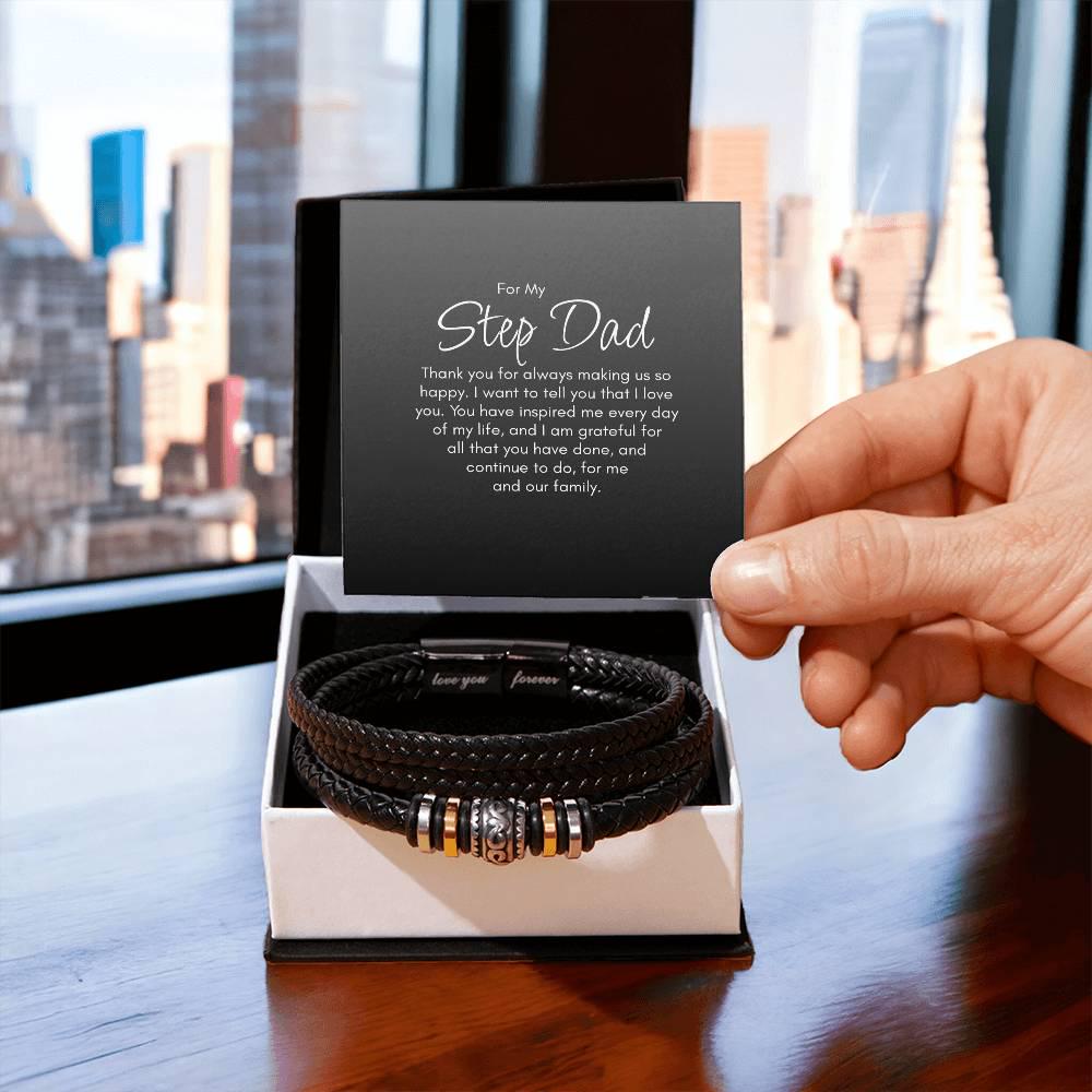 Step Dad Gift Bracelet