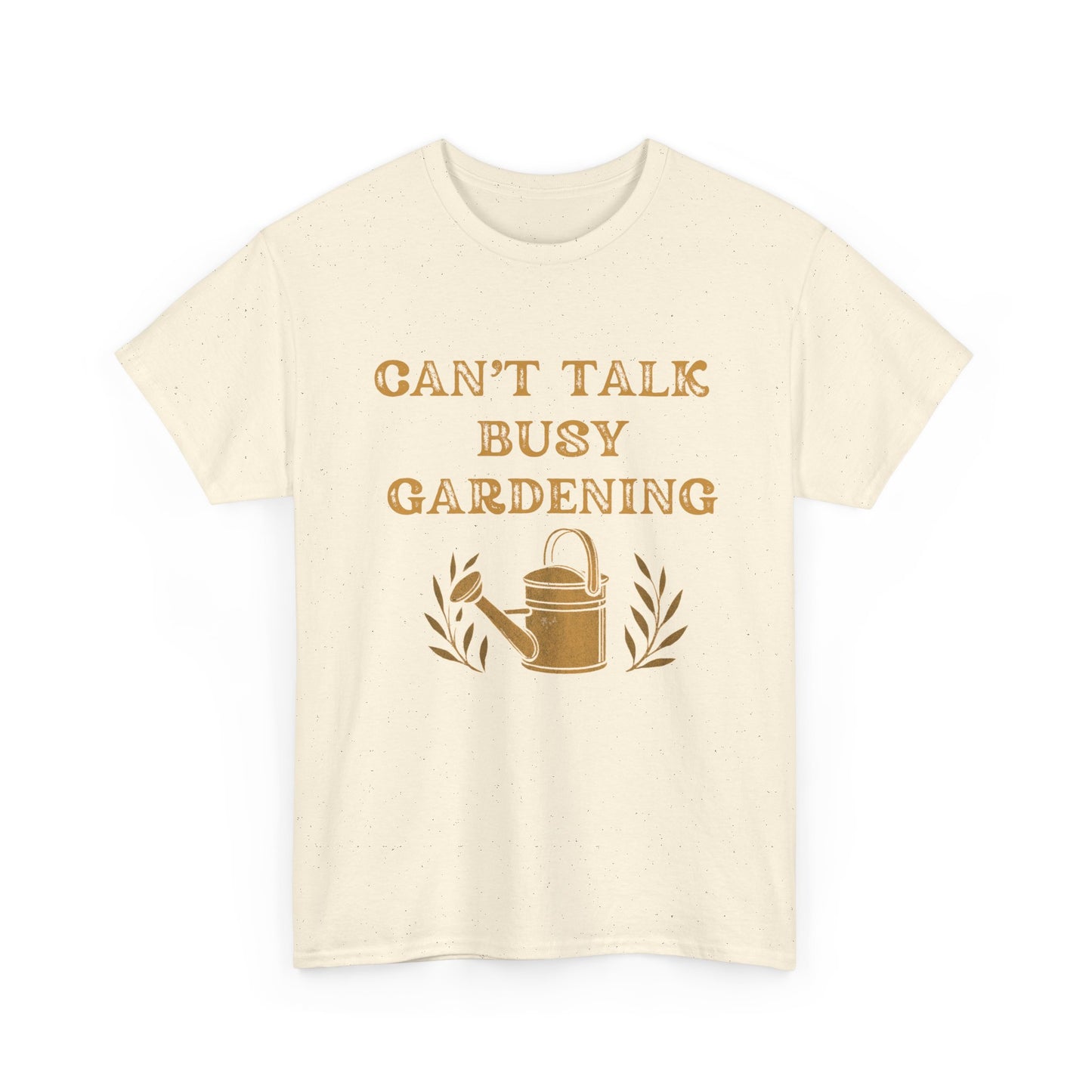 Can't Talk, Busy Gardening Unisex Cotton Tee - Perfect for Gardeners