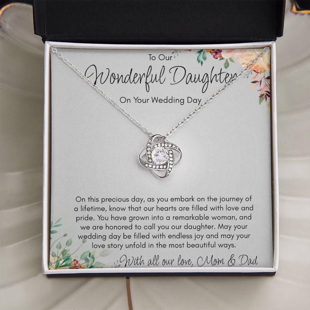 Gift Necklace for Daughter On Wedding Day