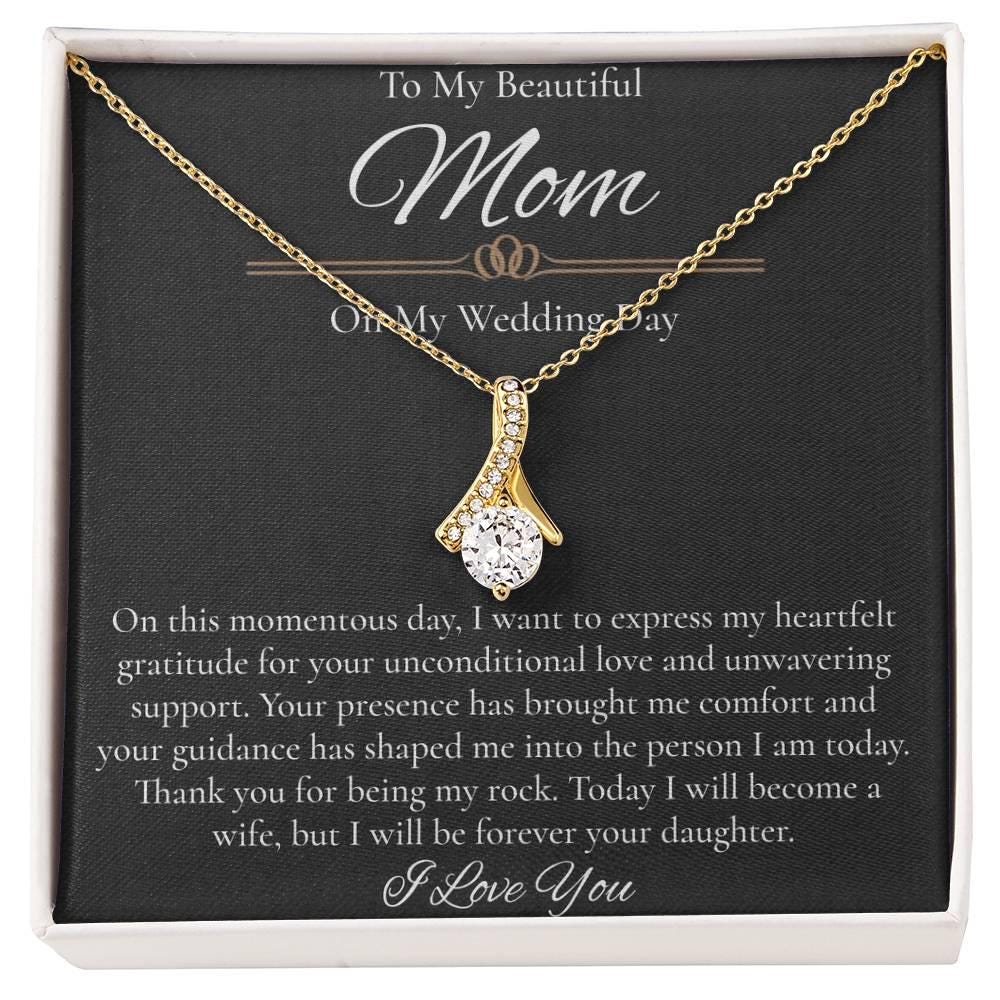 Mother Of The Bride Gift From Daughter, Necklace