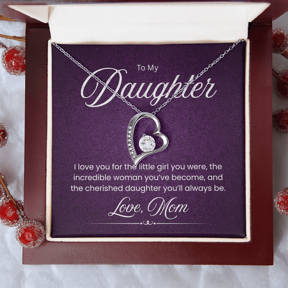 Necklace For A Wonderful Daughter, From Her Mom