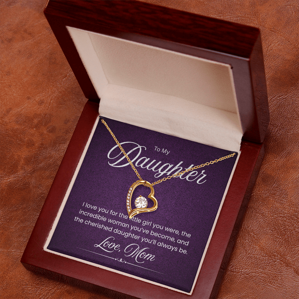 Necklace For A Wonderful Daughter, From Her Mom
