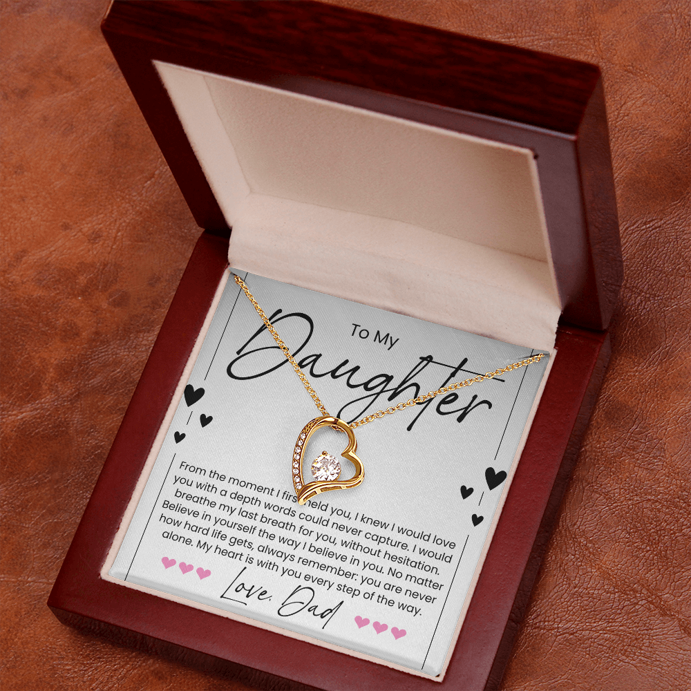 Necklace for A Cherished Daughter, From Dad