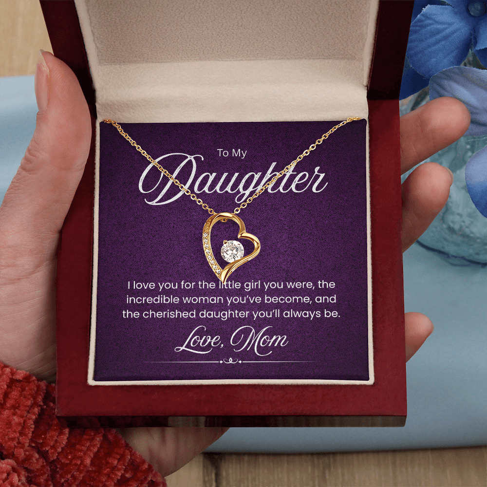 Necklace For A Wonderful Daughter, From Her Mom
