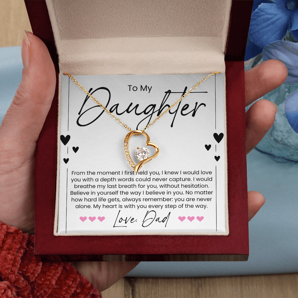 Necklace for A Cherished Daughter, From Dad