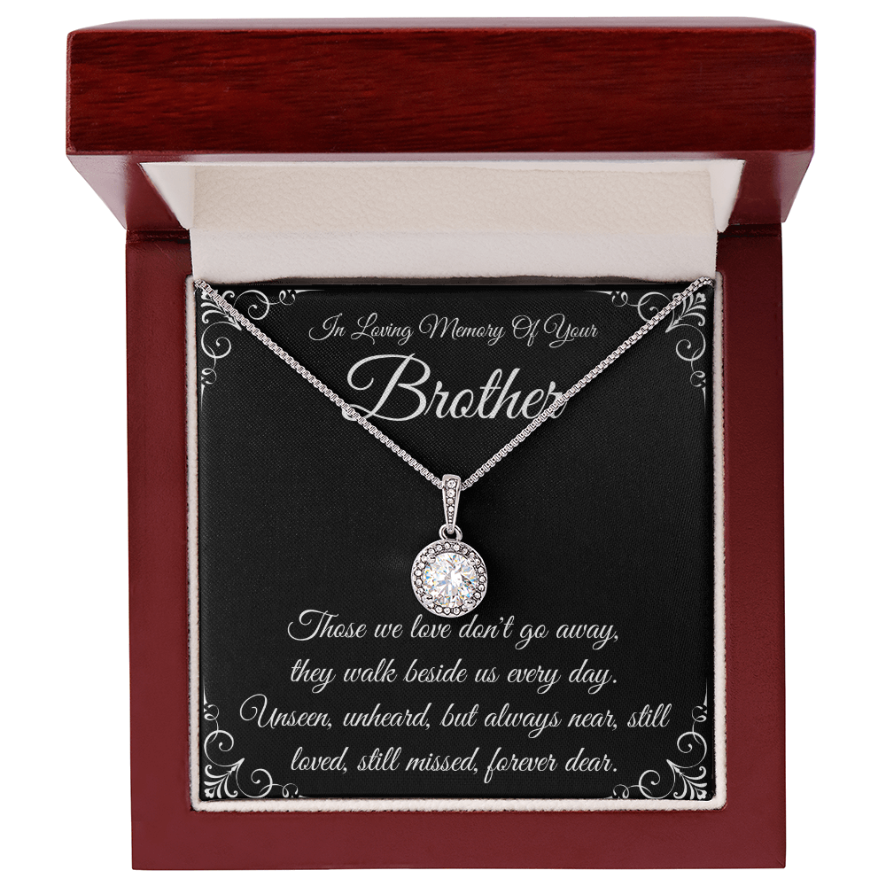 Brother Memorial Necklace, Sympathy Gift