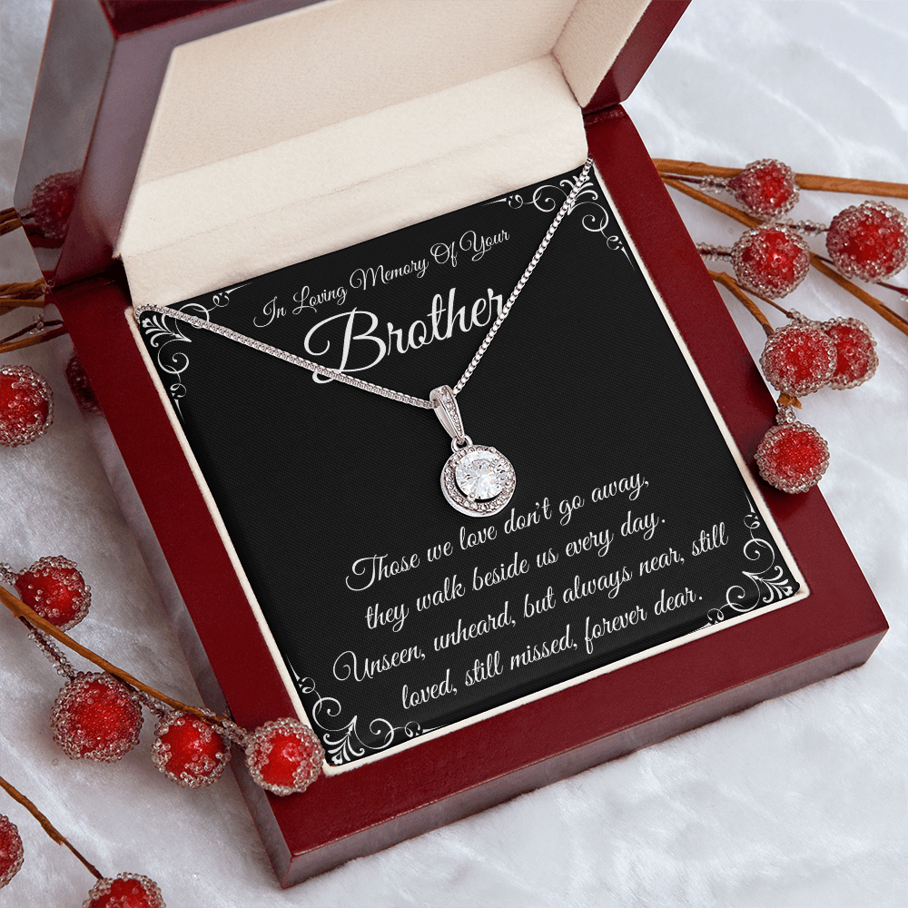 Brother Memorial Necklace, Sympathy Gift
