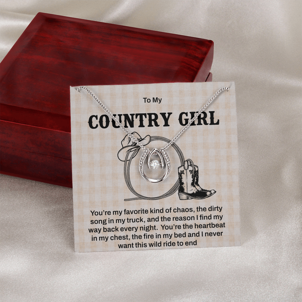 To My Country Girl - The Wild Ride Necklace