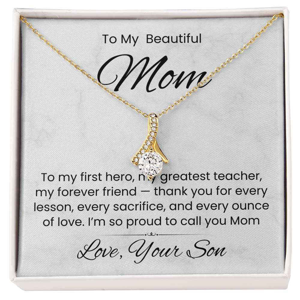 A Necklace for Mom — From Your Grateful Son