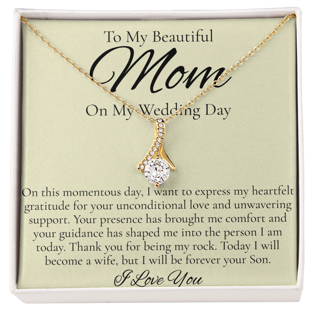 Mother Of The Groom Necklace, From Your Son