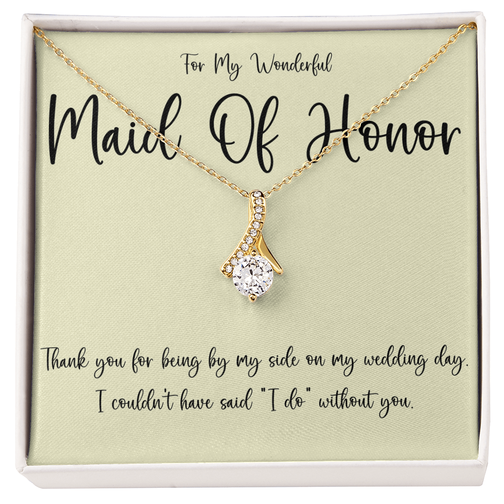 Thank You Gift For Wonderful Maid Of Honor