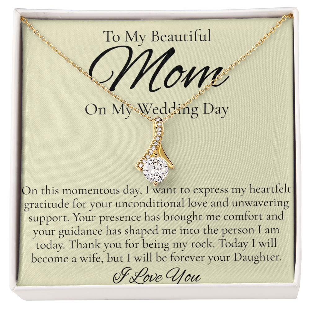 Mother Of The Bride Necklace From Daughter