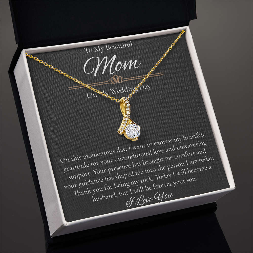 Mother Of The Groom Gift From Son, Necklace