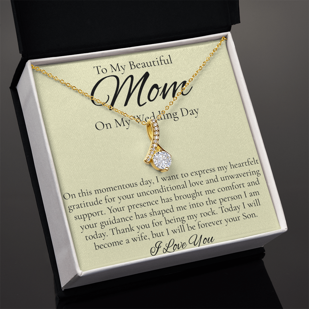 Mother Of The Groom Necklace, From Your Son