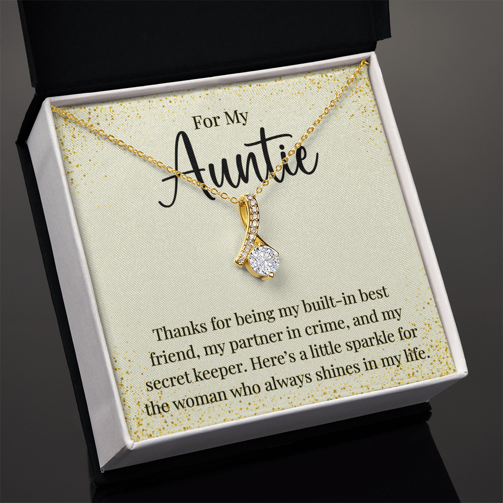 Necklace For Sparkly Auntie!