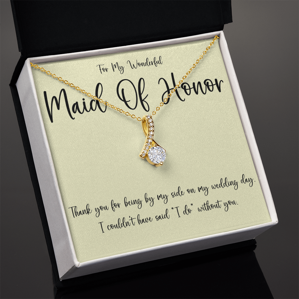Thank You Gift For Wonderful Maid Of Honor