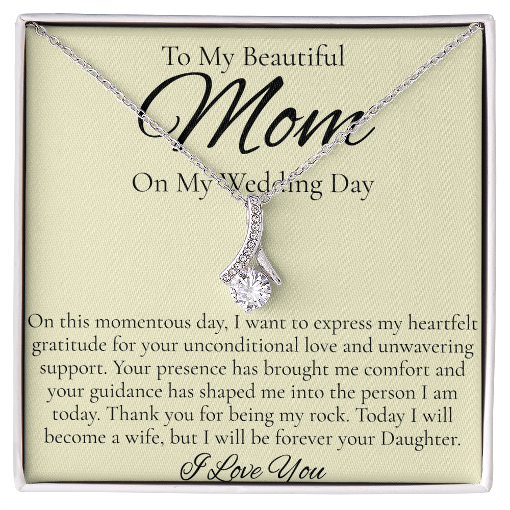 Mother Of The Bride Necklace From Daughter