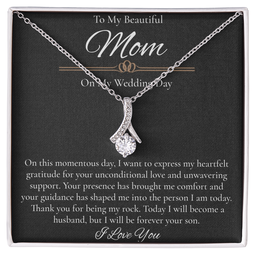 Mother Of The Groom Gift From Son, Necklace