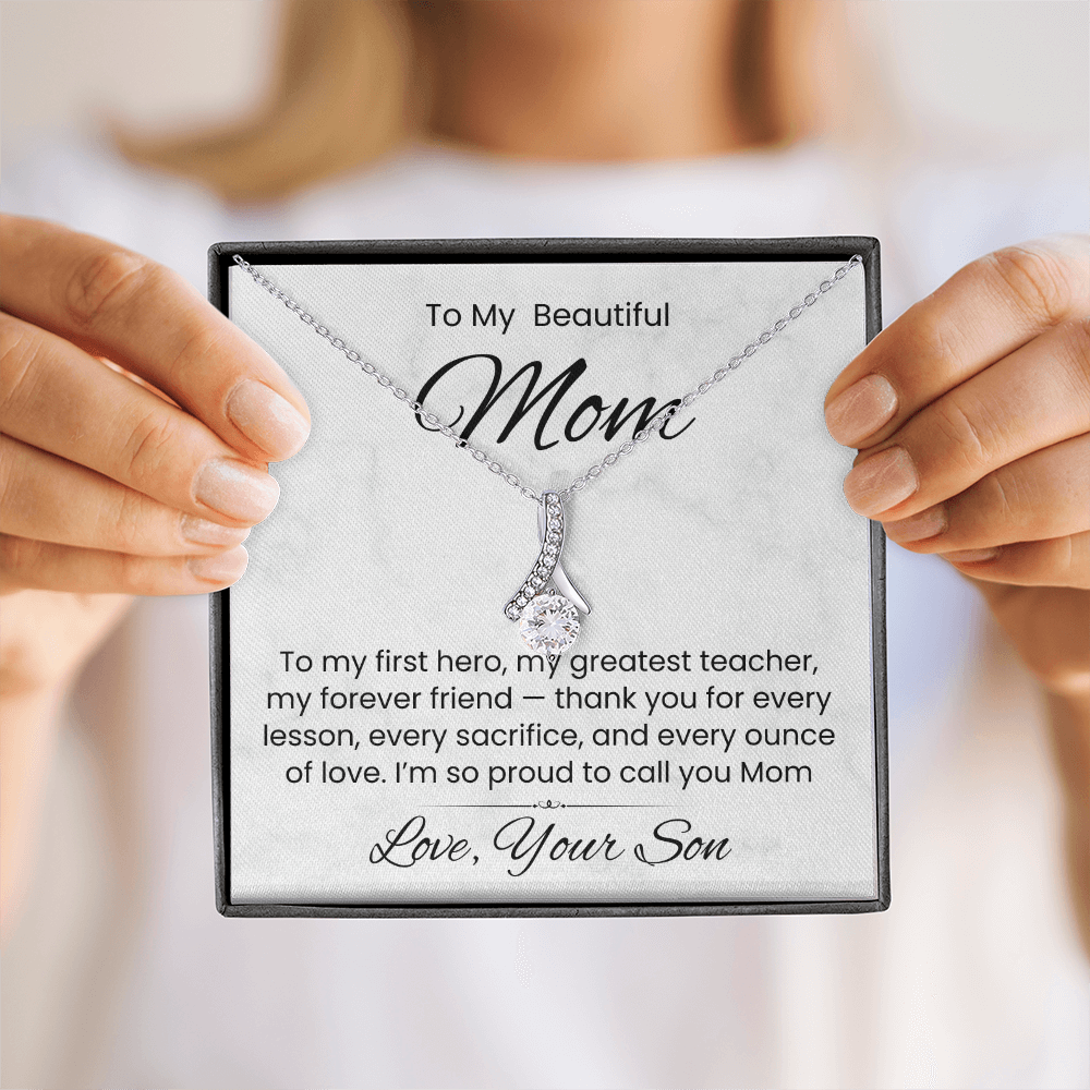 A Necklace for Mom — From Your Grateful Son