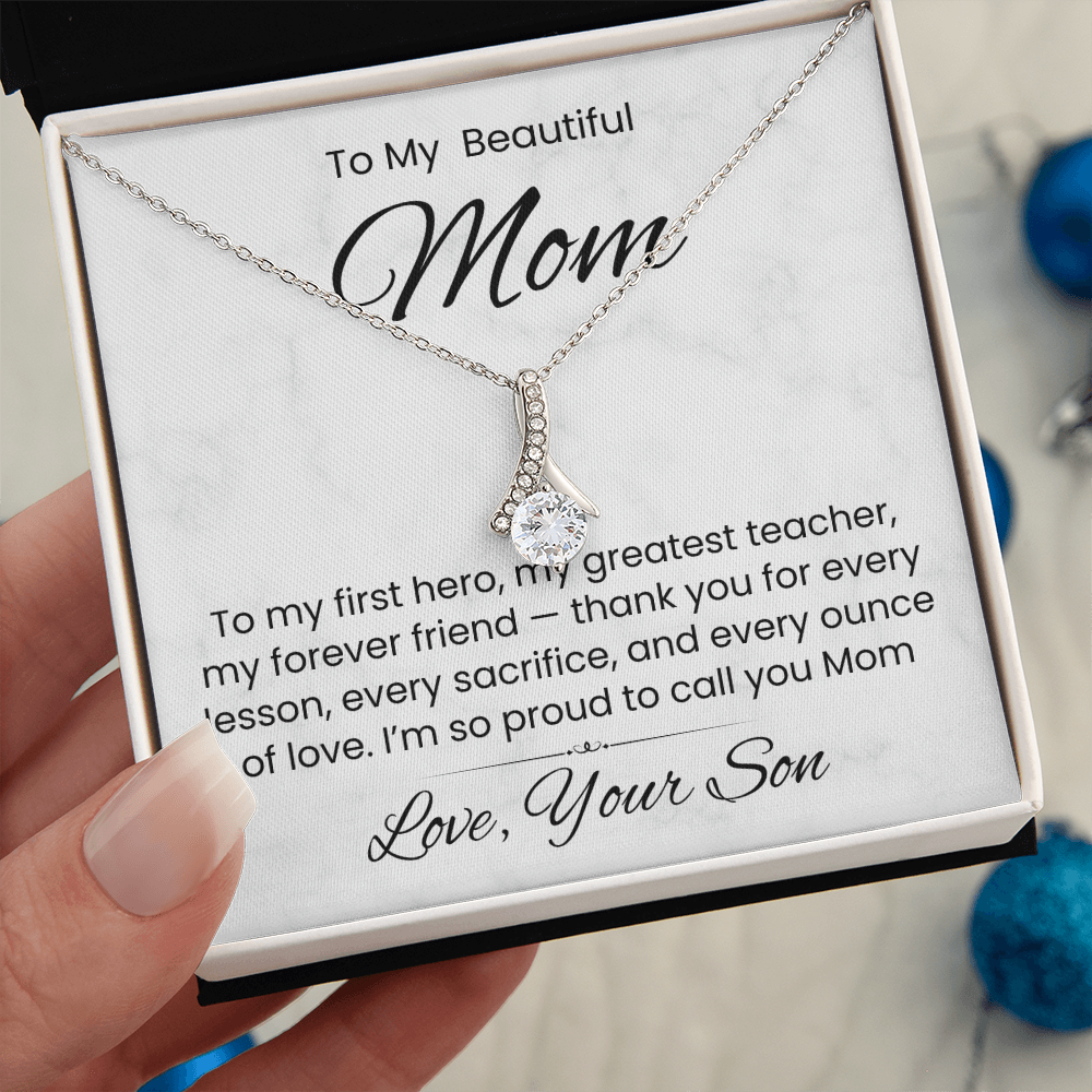 A Necklace for Mom — From Your Grateful Son